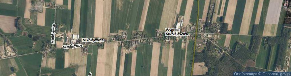 Zdjęcie satelitarne Wygoda Mikołajewska ul.